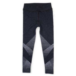 NEW SPLENDID STUDIO navy colorblock striped crop yoga legging size S